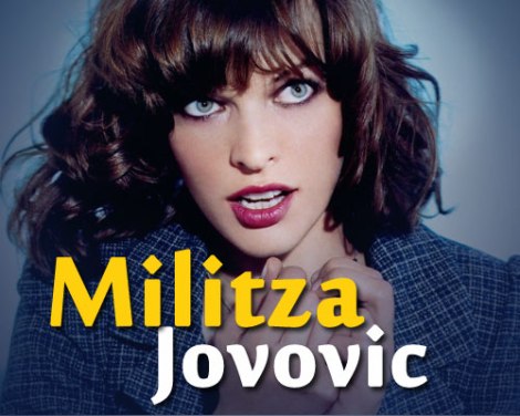 Milla Jovovic - Top Brunnete